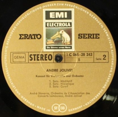 EMI 1C 065-28 243 - Konzert Nr. 2 Für Trompete / Concertino Für - Image 4