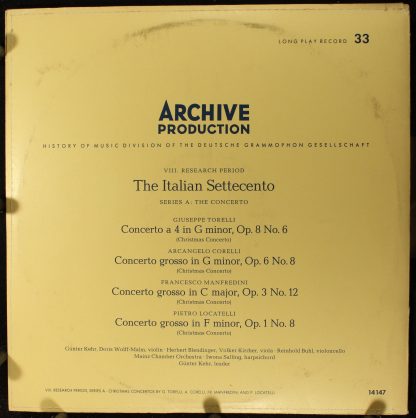 Archiv Produktion 14 147 - Das Italienische Settecento - Image 2
