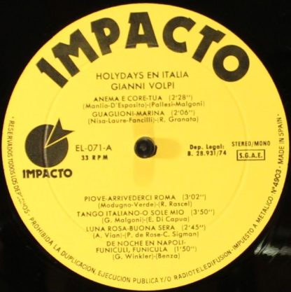 Impacto EL-071 - Holydays En Italia - Image 3