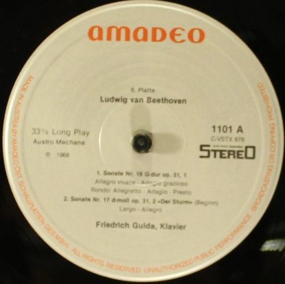 Amadeo AVRS 1101 - Sämtliche Klaviersonaten -Les 32 Sonates Pour - Image 14