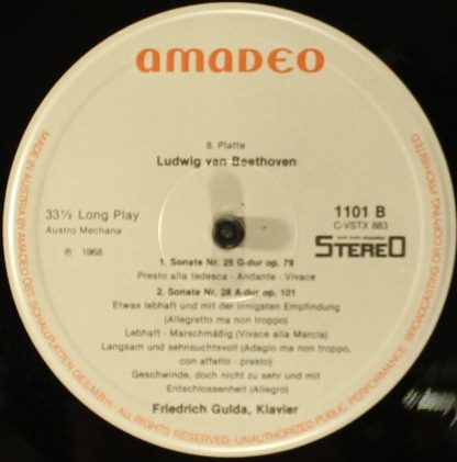 Amadeo AVRS 1101 - Sämtliche Klaviersonaten -Les 32 Sonates Pour - Image 18