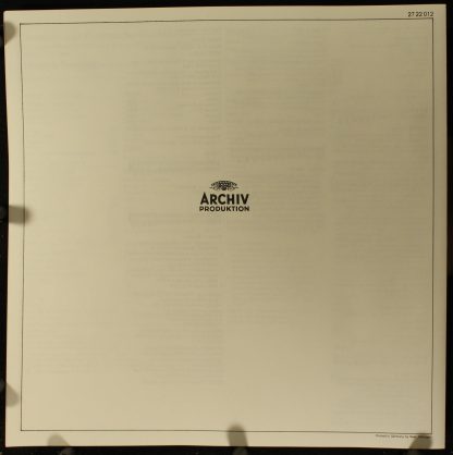 Archiv Produktion 2722 012 - Kammermusik I / Chamber Music I / M - Image 4