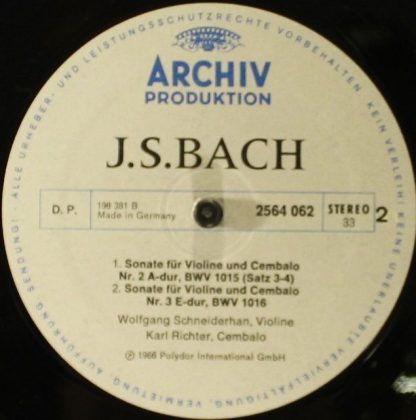Archiv Produktion 2722 012 - Kammermusik I / Chamber Music I / M - Image 18
