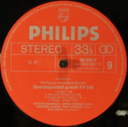 Philips 30 343 8 - Mozart-Edition 6 / 7 - Kammermusik Mit Klavie - Image 4