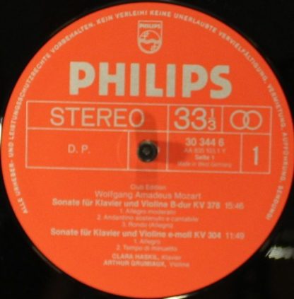 Philips 30 343 8 - Mozart-Edition 6 / 7 - Kammermusik Mit Klavie - Image 15
