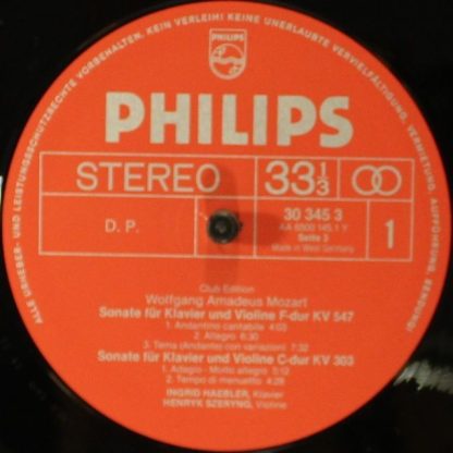 Philips 30 343 8 - Mozart-Edition 6 / 7 - Kammermusik Mit Klavie - Image 16