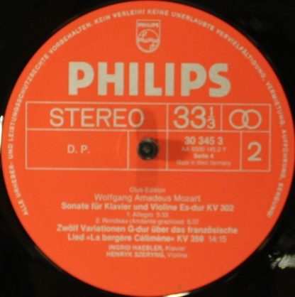 Philips 30 343 8 - Mozart-Edition 6 / 7 - Kammermusik Mit Klavie - Image 17