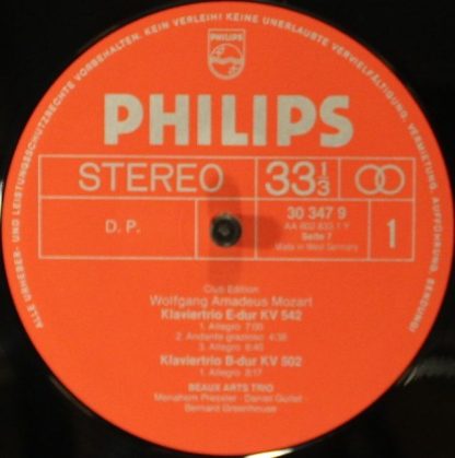 Philips 30 343 8 - Mozart-Edition 6 / 7 - Kammermusik Mit Klavie - Image 21
