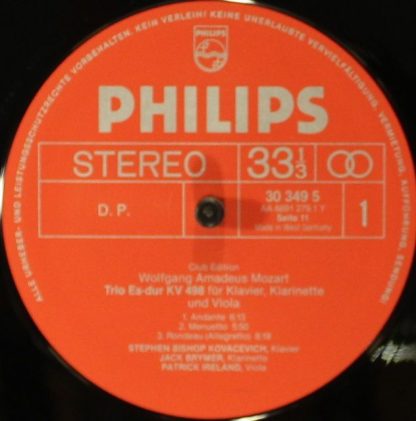 Philips 30 343 8 - Mozart-Edition 6 / 7 - Kammermusik Mit Klavie - Image 24