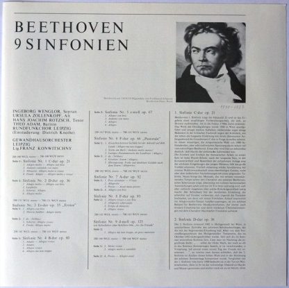 Fontana K 71 BA 600 - Sämtliche Sinfonien Gewandhausorchester Le - Image 3