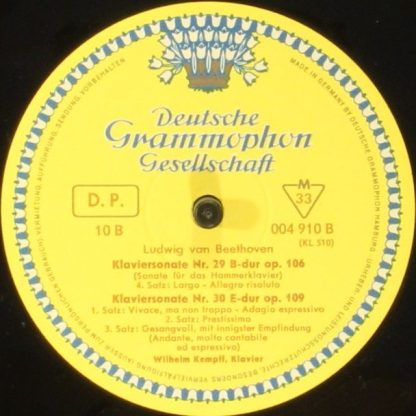 Deutsche Grammophon 004 901-911 - The Complete Piano-Sonatas - Image 18
