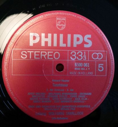 Philips 6747 249 - Tannhäuser (Und Der Sängerkrieg Auf Der Wartb - Image 22