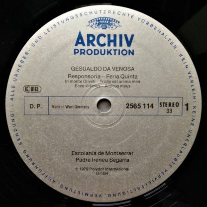 Archiv Produktion 2723 062 - Responsoria - Image 3