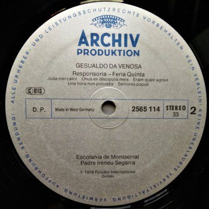 Archiv Produktion 2723 062 - Responsoria - Image 4