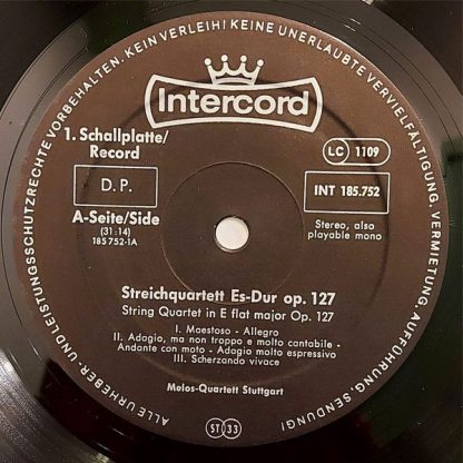 Intercord INT 185.752 - Die Späten Streichquartette  The Late St - Image 11