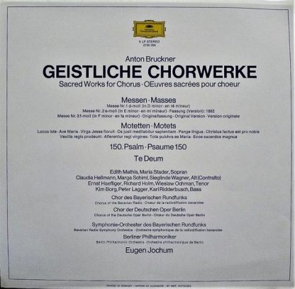 Deutsche Grammophon 2720 054 - Geistliche Chorwerke • Messen • M - Image 19