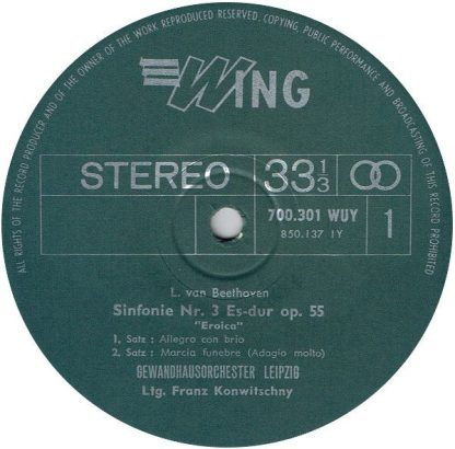 Wing Records 96 600 SAE - 9 Sinfonien - Image 5