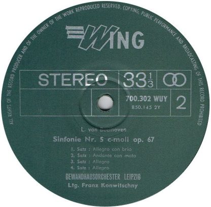 Wing Records 96 600 SAE - 9 Sinfonien - Image 8