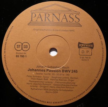 Parnass 65 758 5 - Johannes-Passion BWV 245 - Image 29