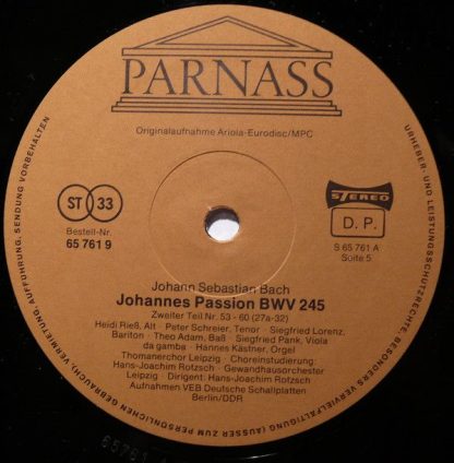 Parnass 65 758 5 - Johannes-Passion BWV 245 - Image 31