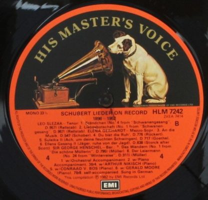 His Master's Voice RLS 766 - Schubert Lieder on Record 1898-1952 - Image 7