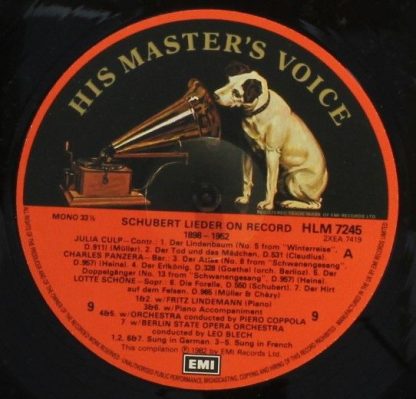 His Master's Voice RLS 766 - Schubert Lieder on Record 1898-1952 - Image 12
