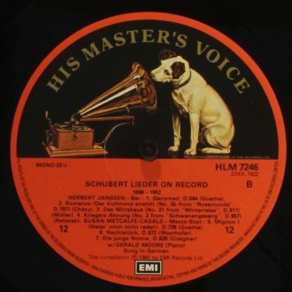 His Master's Voice RLS 766 - Schubert Lieder on Record 1898-1952 - Image 15