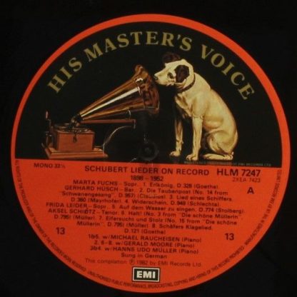His Master's Voice RLS 766 - Schubert Lieder on Record 1898-1952 - Image 16
