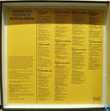 Reader's Digest none - Favorieten Festival In Licht-Klassiek - Image 2