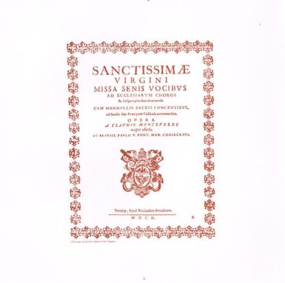 His Master's Voice SLS 5064 - Vespers (1610) - (Vespro Della Bea - Image 11
