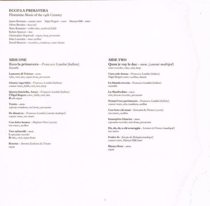 Argo D40D 3 - A Festival Of Early Music (Music From 14th. Centur - Image 6
