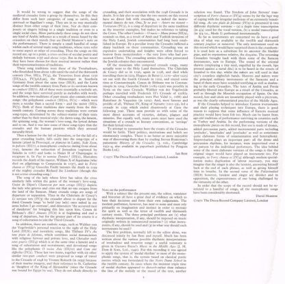Argo D40D 3 - A Festival Of Early Music (Music From 14th. Centur - Image 10