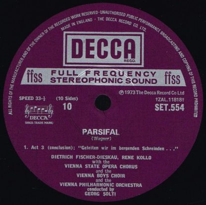 DECCA SET 550-4 - Parsifal - Image 14