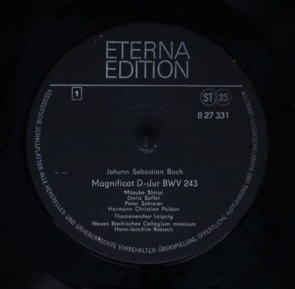 Eterna 8 27 331 - Magnificat D-Dur BWV 243 / Kantate "Meine Seel - Image 3
