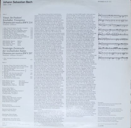 Eterna 8 27 171 - Tönet, Ihr Pauken BWV 214 • Vereinigte Zwietra - Image 2