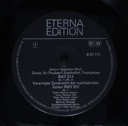Eterna 8 27 171 - Tönet, Ihr Pauken BWV 214 • Vereinigte Zwietra - Image 3