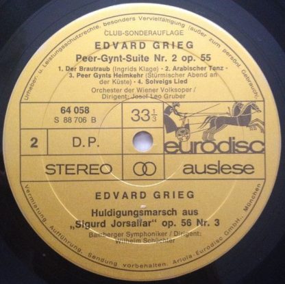 Eurodisc Auslese 64 058 - Peer-Gynt-Suiten - Image 3
