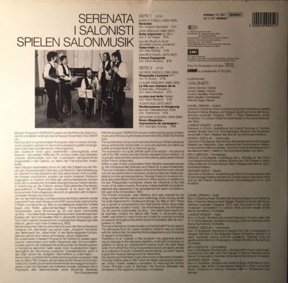 Deutsche Harmonia Mundi 1C 067 1999951 - Serenata • I Salonisti - Image 2