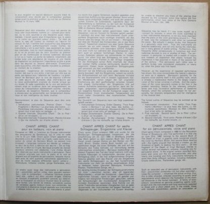 Valois MB 951 - Séquence / Chant Après Chant - Image 3