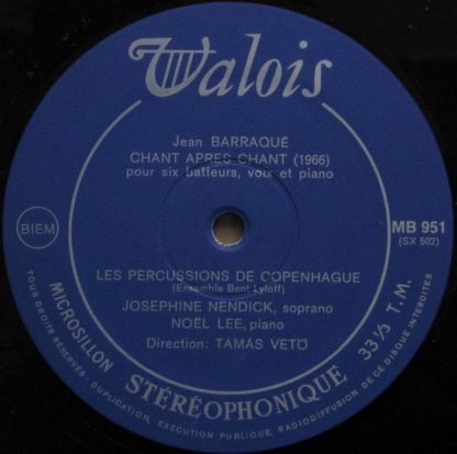 Valois MB 951 - Séquence / Chant Après Chant - Image 6