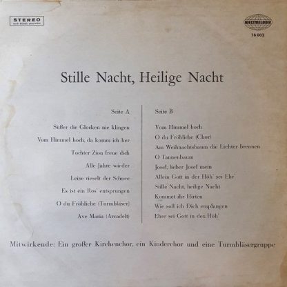 Weltmelodie WM 16 002 - Stille Nacht, Heilige Nacht - Image 2