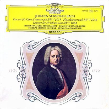 Deutsche Grammophon 139 432 SLPM - Konzert Für Oboe D'Amore Nach