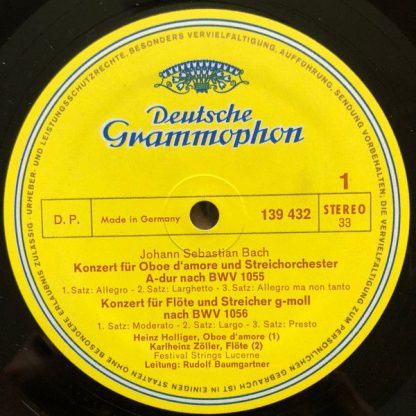 Deutsche Grammophon 139 432 SLPM - Konzert Für Oboe D'Amore Nach - Image 3