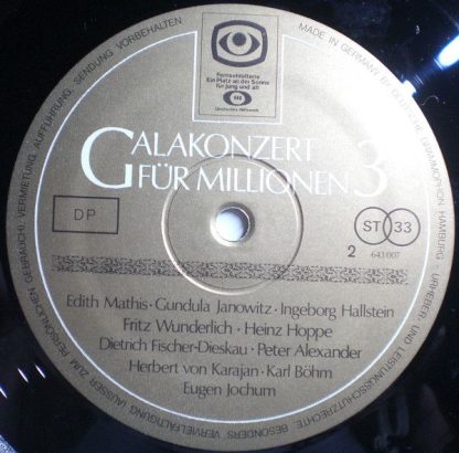 Deutsche Grammophon 643 007 - Galakonzert Für Millionen 3 - Image 4