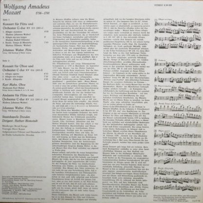 Eterna 8 26 559 - Konzert Für Flöte Und Orchester G-dur KV 313, - Image 2