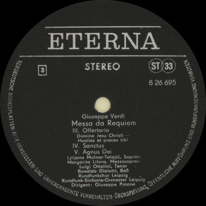 Eterna 8 26 694-695 - Verdi Messa Da Requiem - Image 5