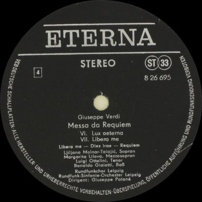 Eterna 8 26 694-695 - Verdi Messa Da Requiem - Image 6