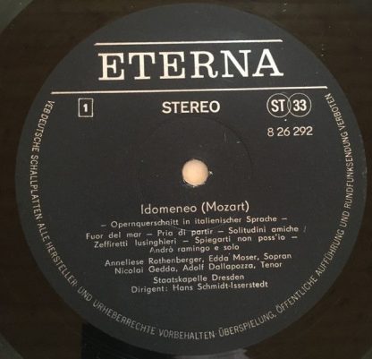 Eterna 8 26 292 - Idomeneo. Opernquerschnitt - Image 3