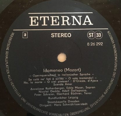 Eterna 8 26 292 - Idomeneo. Opernquerschnitt - Image 4