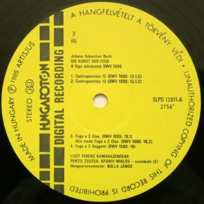 Hungaroton SLPD 12810-11 - Die Kunst Der Fuge - Image 7